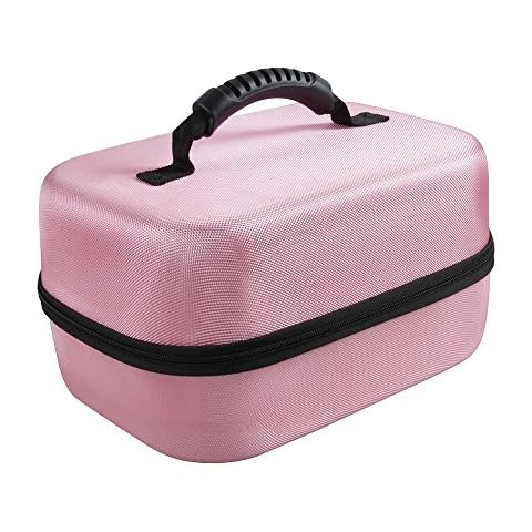 Hard EVA Travel Pink Case for Spectra Baby USA S2 Double / Single Breast Pump 3.3 Pound by Hermitshell Cover