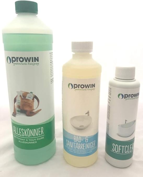 Prowin Alleskönner 1L, Bad und Sanitär Reiniger und Softclean im Set ...