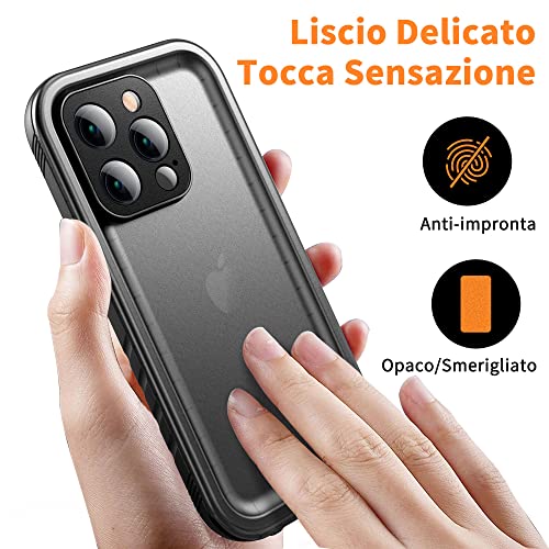 Cozycase Cover iPhone 14 Pro Impermeabile Antiurto...