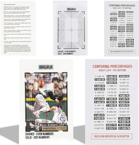 BDJBXK Sports Card Centering & Grading Tool Kit