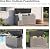 EAST OAK Outdoor Storage Box, 60 Gallon Deck Box Indoor and Outdoor Use, Waterproof Resin Storage Bin for Patio Cushions, Gardening Tools, Lockable, UV Resistant, Ash Grey