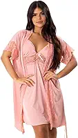 Kit Camisola e Robe Amamentação Feminino Gestante Para Amamentar Kit Pijama