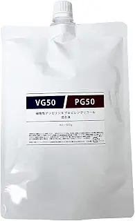 植物性 グリセリン＆プロピレングリコール 混合液 500g (VG50 PG50)