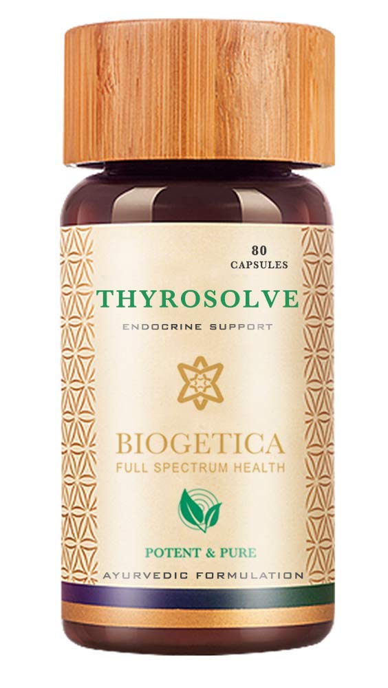Thyroid Support Supplement - Natural Thyroid Support - Vegetarian & Non-GMO - 100% Vegan Ayurveda Supplement - 80 Capsules
