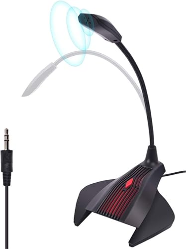 Mikrofon Kabelgebundenes Studiomikrofon Noise Cancelling-Mikrofon FA r Computer-Karaoke-Profi Zur Aufnahme Von Vocals-Kondensator FA r Pc  Schwarz