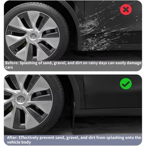 Guardabarros Tesla Model Y 2025: la solución definitiva contra salpicaduras 3