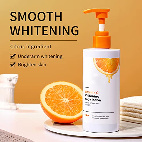 Vitamin C Body Lotions,Moisturising Cream With Vitamin C,Body Moisturiser For Dry Skin,Firming Body Cream,Body Moisturiser Women&Men,Hydrating Body Lotion-Hand &Leg,Skin Moisturiser For Rough&Dry-250g - Image 4