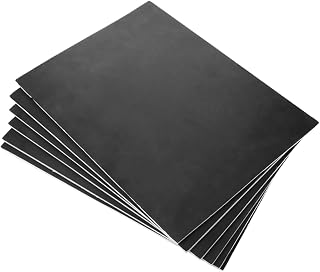 Uonlytech 6 Piezas tableros de espuma para manualidades almohadillas junta tableros de espuma para proyectos material de tablero de espuma Material de espuma Black