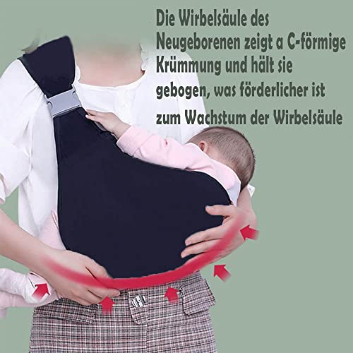 Tragetuch Atmungsaktiv,Kindertrage Seitlich,Tragetuch Baby Neugeboren,Kleinkind Trage,Baby Sling,Wild Ride Kindertrage bis 20kg