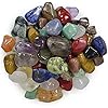 Hypnotic Gems 2 Pounds Brazilian Tumbled Polished Natural Stones Assorted Mix - Small Size - 0.75" to 1.25" - Average 1"