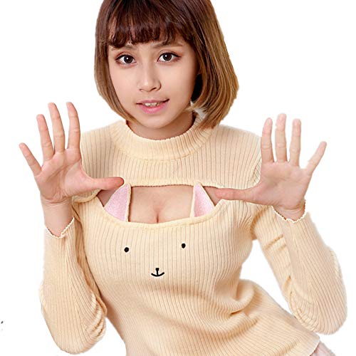 cat keyhole sweater