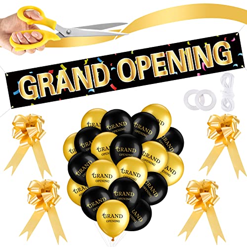 Image of Mixweer Grand Opening Ribbon Cutting Ceremony Kit, Black Gold