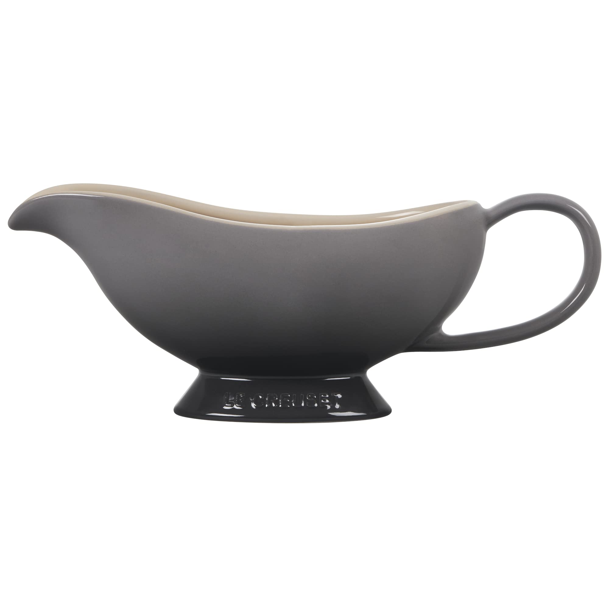 Le Creuset Heritage Stoneware Gravy Boat, Oyster