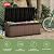 Keter Darwin 100 Gallon Resin Large Deck Box - Organization and Storage for Patio Furniture, Outdoor Cushions, Garden Tools and Pool Gear