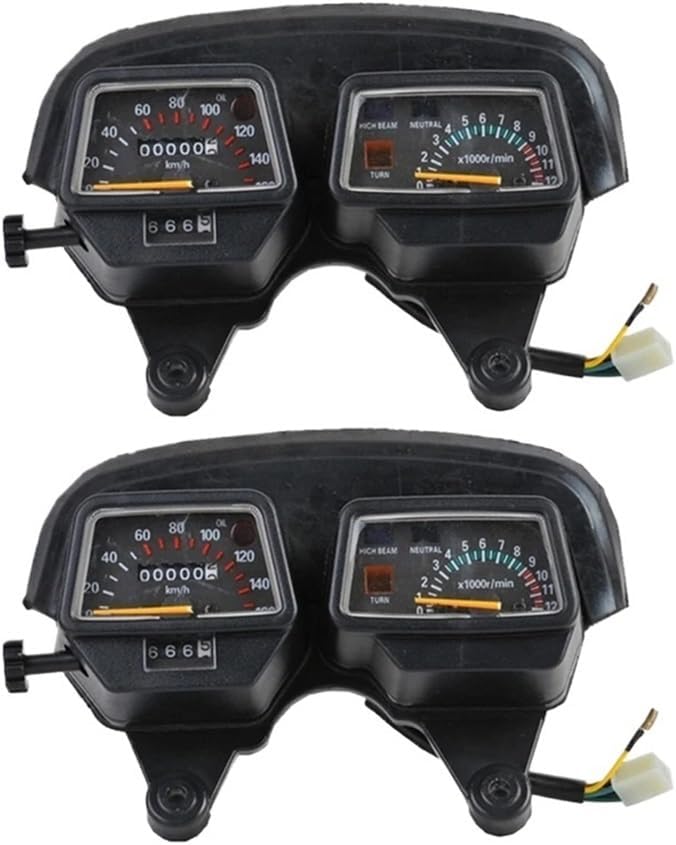 Motorcycle Odometer Instrument Motorcycle Gaus Cluster Tachometer for DT125 DT125R DT 125 125R Motorcycle Instrument Panel Motorcycle Odometer Trip Meter