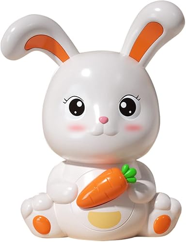Totority Alcancía de conejo, moneda, banco de dinero, banco de dinero, estatuilla de conejo, regalo para niños, niñas, bebés, adultos, amantes de