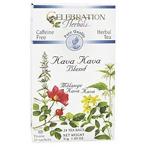 Celebration Herbals Herbal Tea Caffeine Free Kava Kava Blend — 24 Herbal Tea Bags