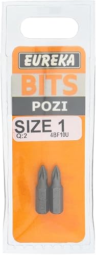 Eureka Pozi Drive Bit 25mm 2-Piece Set, 25mm Size