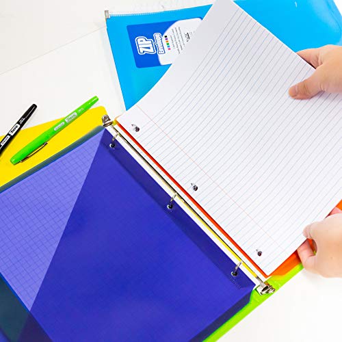 BAZIC College Ruled 100 Sheets Filler Paper, 3 Hole Punched Lined Filler Papers, for 3-Ring Binders Writing Office College Student, 1-Pack - Thumbnail 4