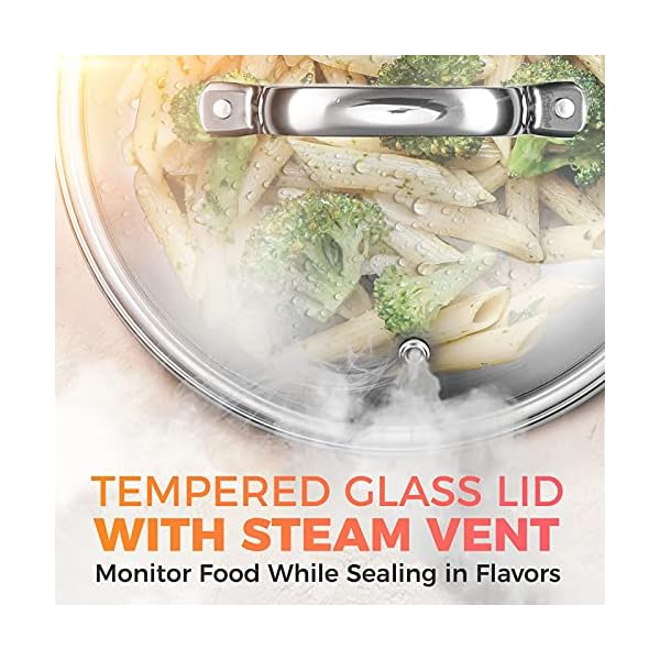 Mueller Pots and Pans Set 17Piece, UltraClad Pro Stainless Steel