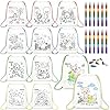 HahaMagic 12 PCS zaini da colorare con 12 pastelli a cera impilabili (7 colori in uno), adatto come regalini fine festa compleanno bambini invitati, sacchetti e gadget compleanno bambini