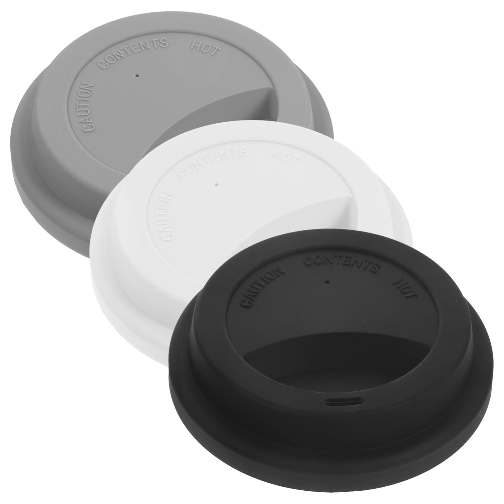 Hemobllo 3Pcs Heat Resistant Silicone Cup Lids Leak Mug Covers Drink Sealing Lids for Mugs for Temperature Control