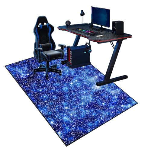 XUEGAIXIA Tappeto Sedia Gaming, Tappeto Salvapavimento Protezione Parquet, Tappetini per Sedie da Ufficio, Tappeto per Sedia a Rotelle, Proteggi Moquette Multiuso 100 x 160 cm