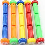 heytech 17 Pack Dive Pool Toys Blaster Foam Water Gun Torpedo Dive Rings and Diving Sticks Pool Dive Toy Set