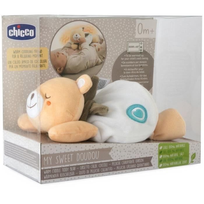 Ours en peluche Chicco My Sweet Doudou bouillotte micro-ondes bébé 0M+