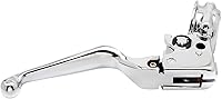 Vista 7 de M MATI Palanca de embrague y soporte de percha de montaje conjunto cromado para Harley Davidson Sportster 883 1200 Softail Dyna Electra Glide Road