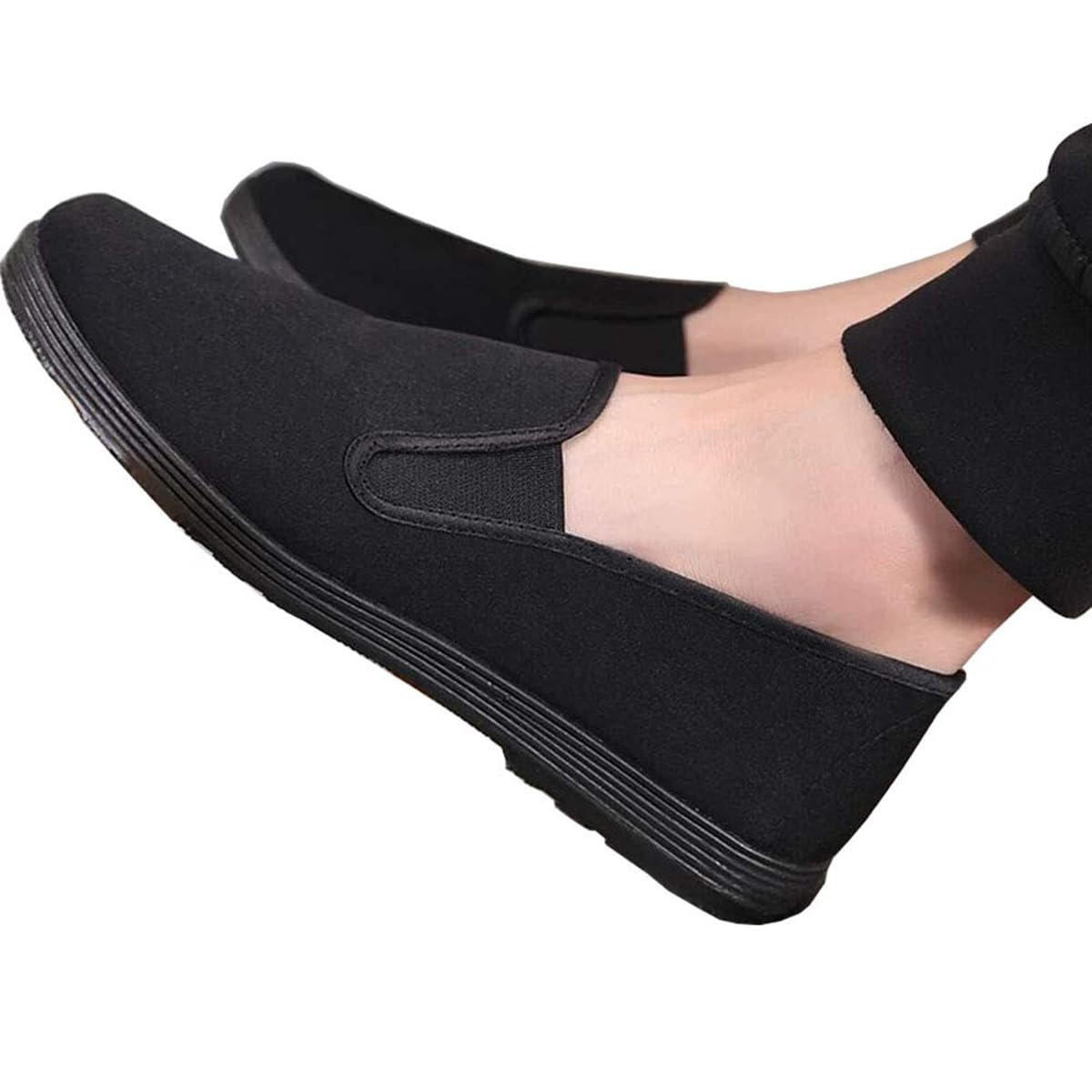 Zapatos de Tela para Artes Marciales Calzado Tradicional Chino de Tai chi y Kung fu Zapatos de Lona para Hombres y Mujeres.
