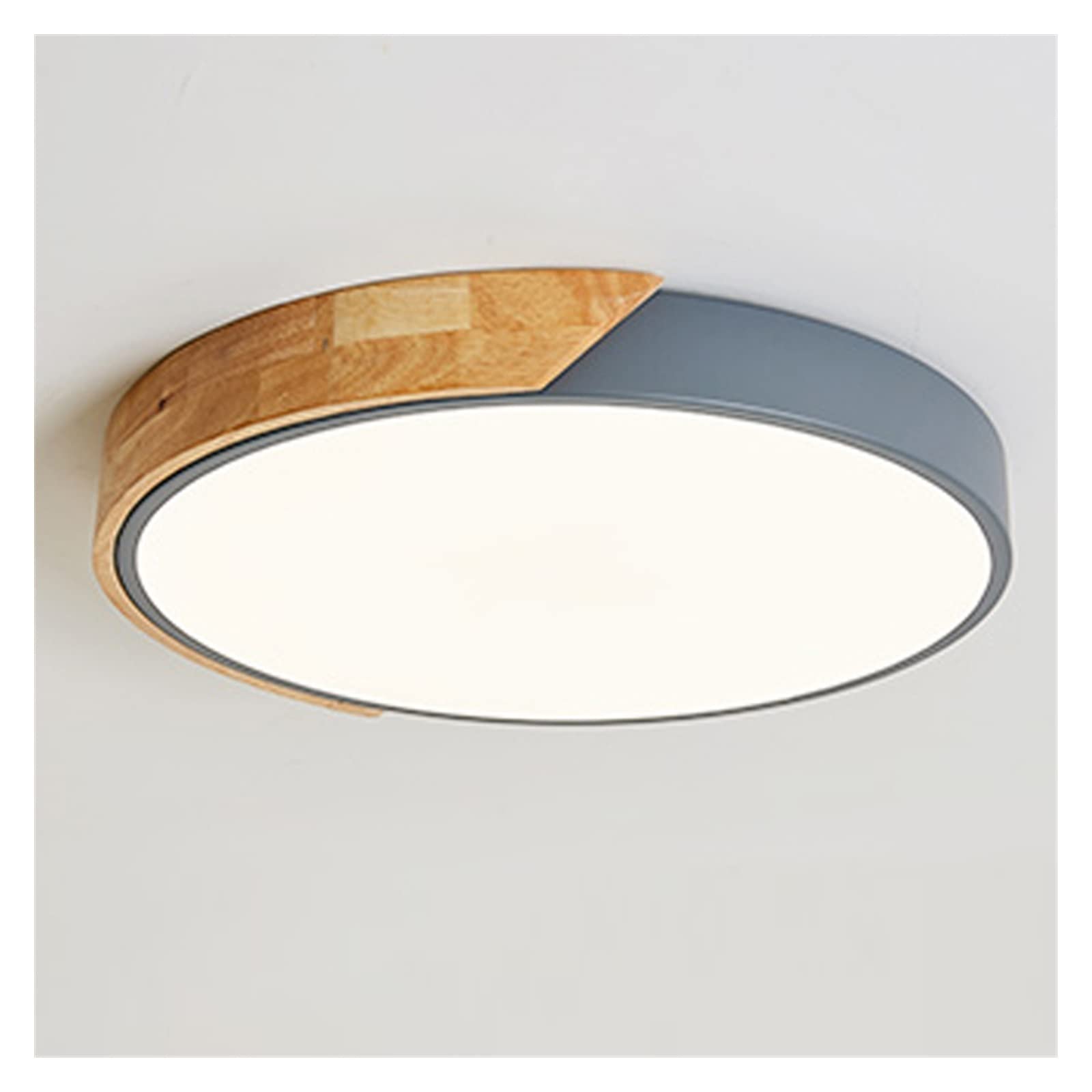 Plafonnier LED blanc froid 30cm éclairage fixe puissant