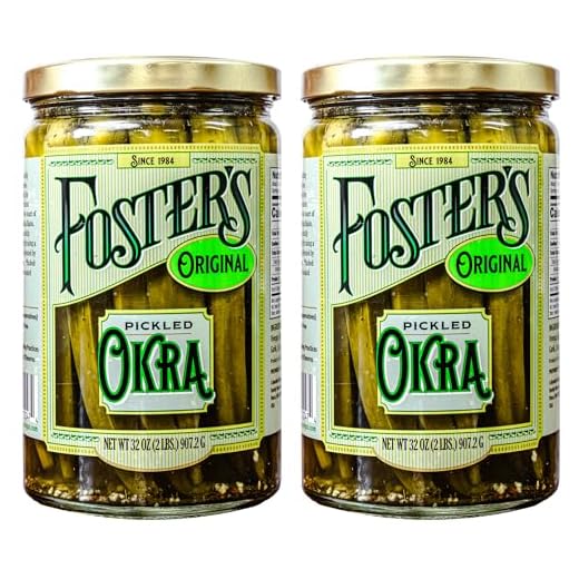 Foster's Traditional Pickled Okra 32oz Pack