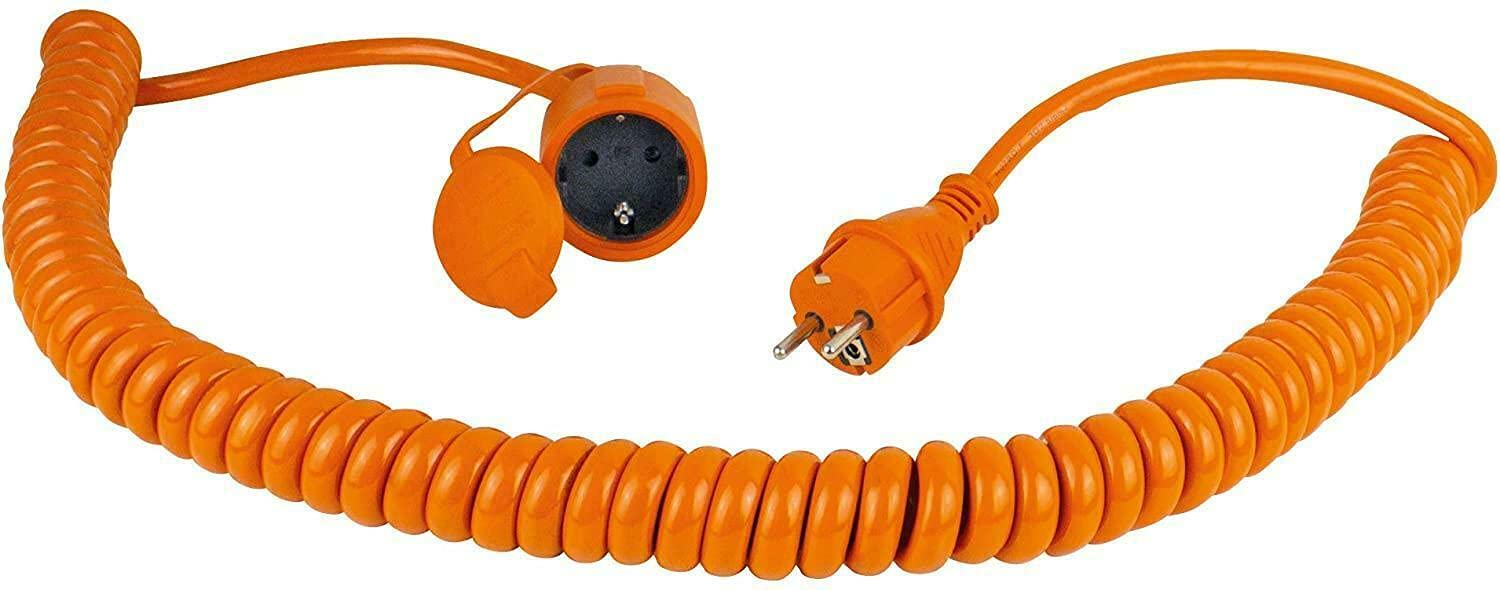 IP 44 54 spiral extension orange
