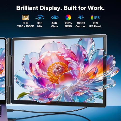 Triple Portable Monitor for Laptop