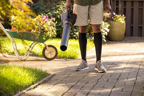 Dr. Scholl's Men's Work Compression Over the Calf Sock, Black, 6.5-12 US by Dr. Scholl's - Image 2