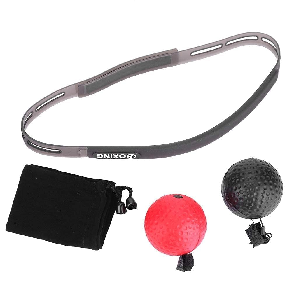 Alomejor Boxing Head Ball bokserski Speed ​​Ball z opaską na czoło do treningu refleksyjnego