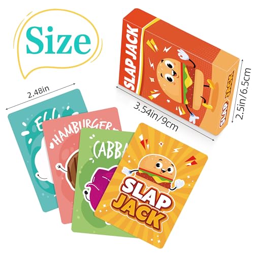 Etyishe Card Games for Kids Toddlers, Go Fish, Old Maid, Slap Jack and Memory Match, 4 Decks in 1 Pack, Fun Educational Gard Games for Family Game Night Table Games, Great Stocking Stuffers - Image 3
