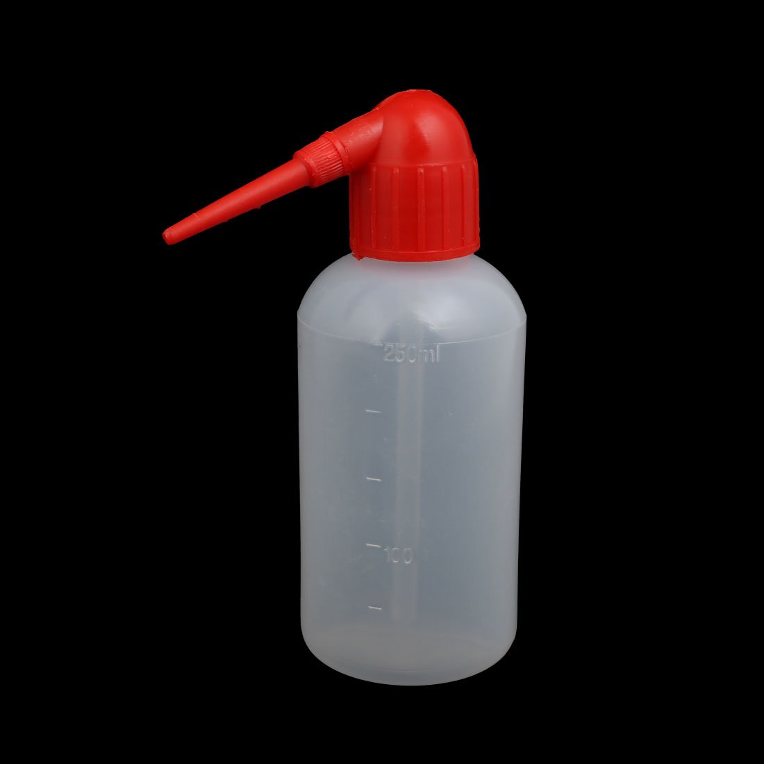 Aexit 250ml Plastic gauge Measuring Squeeze Oil Water Dispensing Bottle Container White