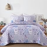 Hochwertiges Material: Das Patchwork-Bettwäsche-Set besteht aus hochwertigem, leichtem, atmungsaktivem Mikrofaser-Polyester, es ist weich und gemütlich, auch nach dem Waschen. Perfektes Geschenk für Ihre Familie und Freunde.