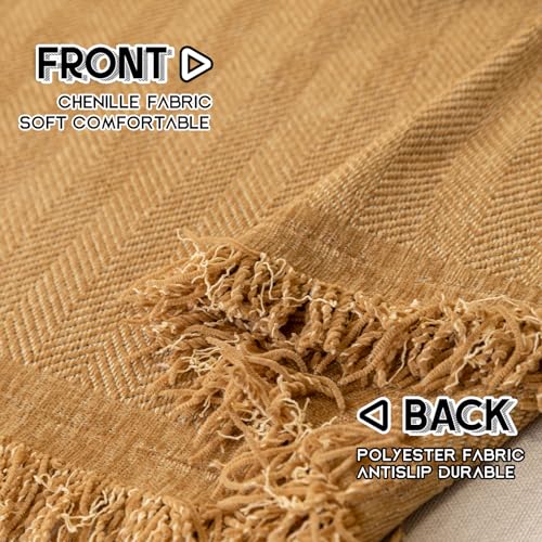 Couverture de canapé imperméable en chenille protège-canapé luxe - 5