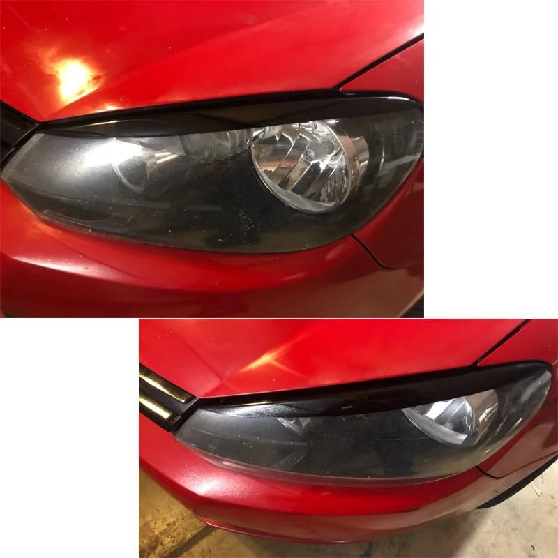 Cache-Sourcils de Phares Masquage Défauts Optiques Golf 6 MK6 GTI 2008