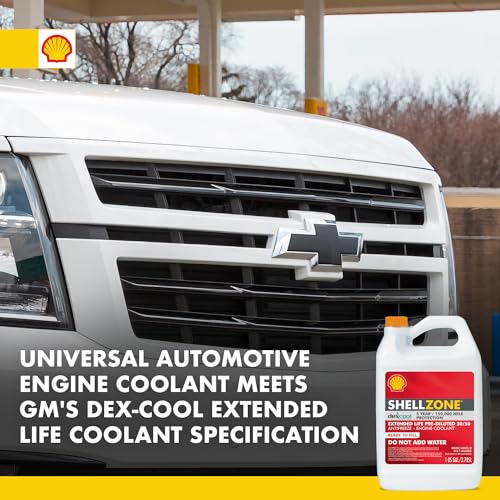 ShellZone Dex-Cool Extended Life ELC Antifreeze + Coolant, Pre-Diluted 50/50 (1 Gallon, Single Pack) - Image 6