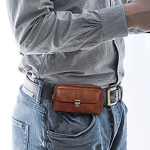 Étui de ceinture double poches pour protéger vos smartphones de 18,3 cm sans encombrement