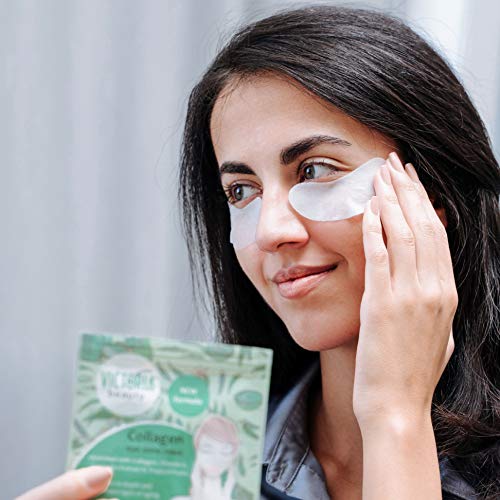 Victoria Beauty - Collageen oogpads tegen kringen rond de ogen met groene thee, collageen masker onder oog patches… - Afbeelding 5