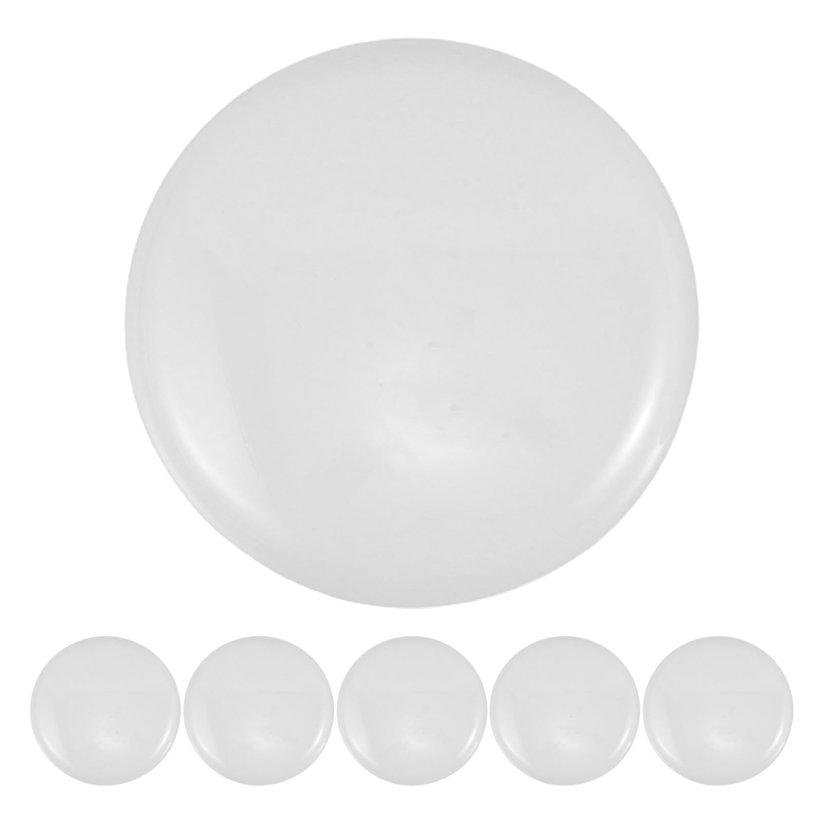 PRETYZOOM 6pcs Round Lampshade Diffuser Easy Installation Light Shield for Enhanced Distribution Protection Versatile Use Home Commercial Spaces