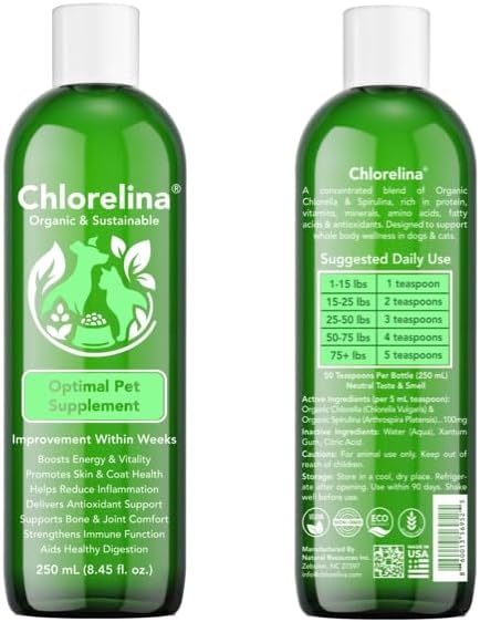 Algae Pet Supplement, Organic Formula Blend...