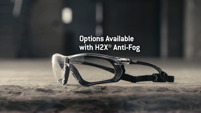 Pyramex SBG10610DT Crossovr Black/Gray Black-gray frame / clear