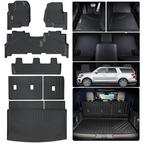 WAYIDSS Floor Mats for Ford Expedition MAX 2018-2023 2024 (Only ...
