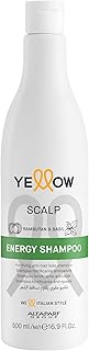 Yellow Scalp Energy Shampoo Fortificante Antiqueda - Lava e Estimula os Fios Desde a Raiz - Proporciona Corpo ao Cabelo - Qualidade Profissional de Salão 500ml